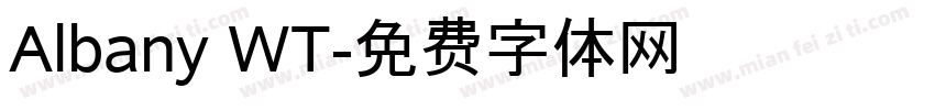Albany WT字体转换